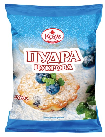 Цукрова пудра Козуб продукт 200 г